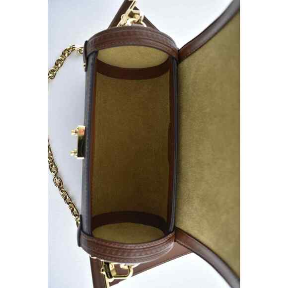 Louis Vuitton Papillon Trunk Brown Monogram Chain Crossbody Shoulder Bag M57835 - Picture 12 of 12